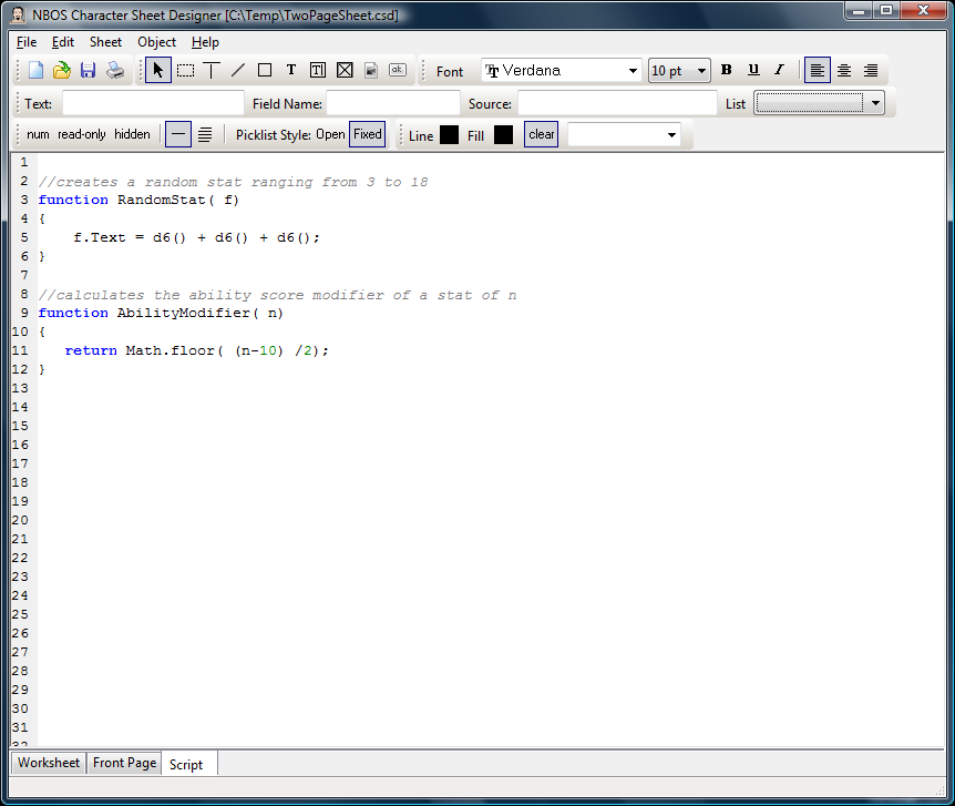 nbos software nbos character sheet designer tutorial
